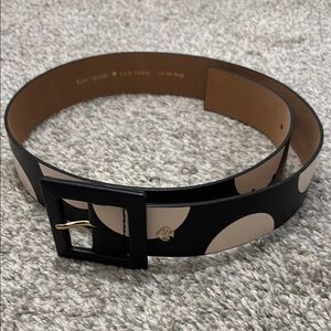Kate Spade Black and Cream Belt